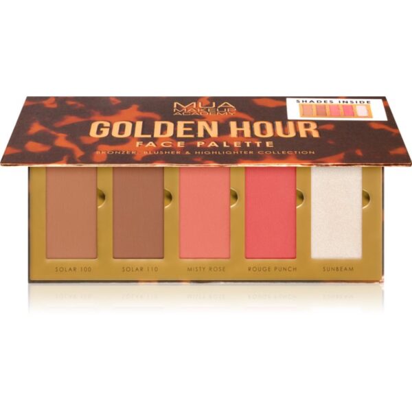 MUA Makeup Academy Golden Hour Paletă pudră pentru conturul feței 15 g-ro
