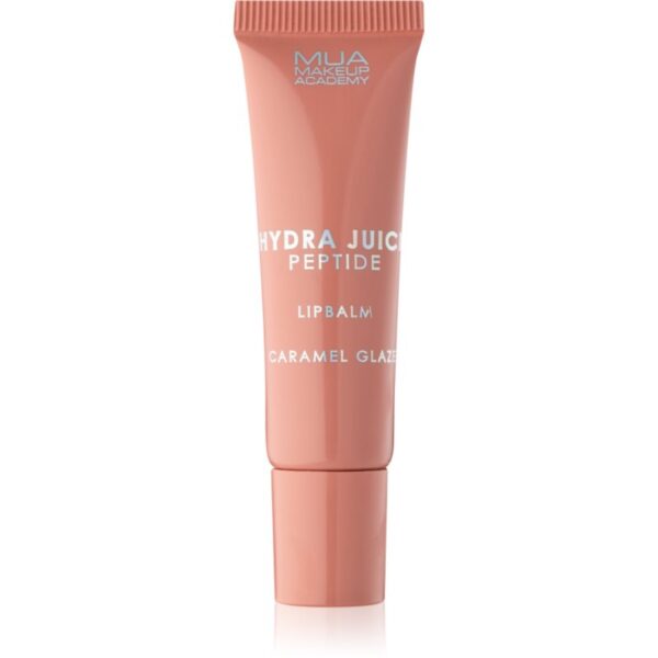 MUA Makeup Academy Hydra-Juice Peptide Balsam de buze hidratant pentru stralucire parfum Caramel Glaze 10 ml-ro