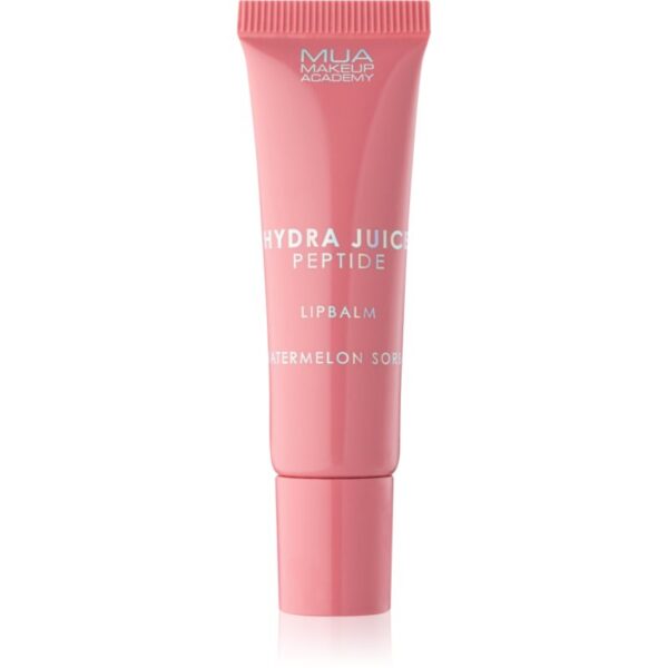 MUA Makeup Academy Hydra-Juice Peptide Balsam de buze hidratant pentru stralucire parfum Watermelon Sorbet 10 ml-ro
