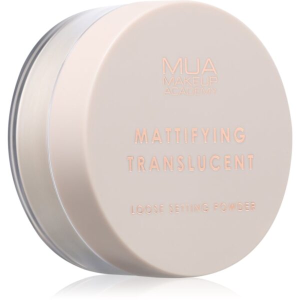 MUA Makeup Academy Matte pudra pulbere transparentă pentru un aspect mat 16 g-ro