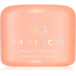 MUA Makeup Academy Oh Peachy balsam demachiant cu ulei cu arome de piersici 70 g-Țena