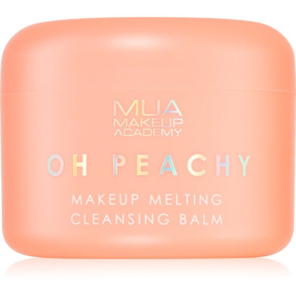 MUA Makeup Academy Oh Peachy balsam demachiant cu ulei cu arome de piersici 70 g-Țena
