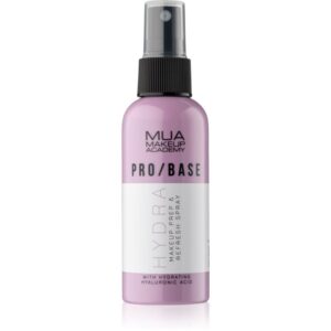 MUA Makeup Academy PRO/BASE Hydra Spray facial pentru fixare machiajului cu acid hialuronic 70 ml-Țena