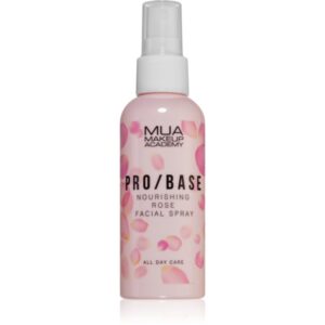 MUA Makeup Academy PRO/BASE Rose Spray facial pentru fixare machiajului cu apă de trandafiri 70 ml-ro