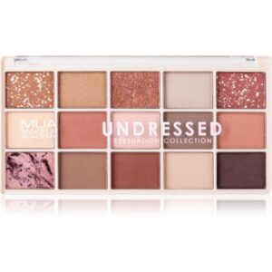MUA Makeup Academy Professional 15 Shade Palette paletă cu farduri de ochi culoare Undressed 12 g-ro