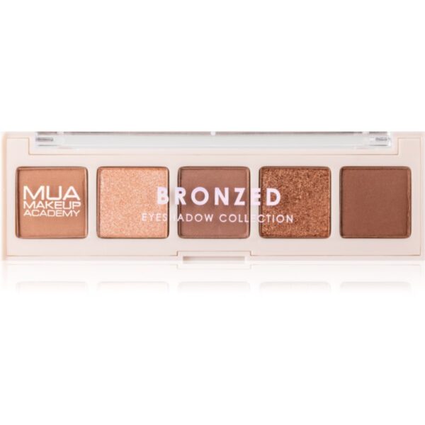 MUA Makeup Academy Professional 5 Shade Palette paletă cu farduri de ochi culoare Bronzed 3