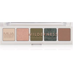 MUA Makeup Academy Professional 5 Shade Palette paletă cu farduri de ochi culoare Wilderness 3