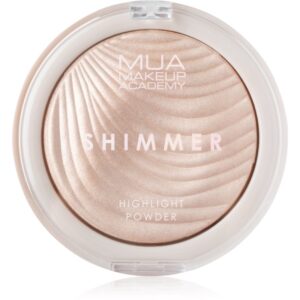 MUA Makeup Academy Shimmer Pudra compacta ce ofera luminozitate culoare Oyster Silk 8 g-Țena