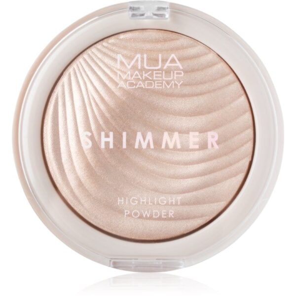 MUA Makeup Academy Shimmer Pudra compacta ce ofera luminozitate culoare Oyster Silk 8 g-Țena
