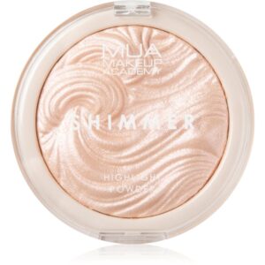 MUA Makeup Academy Shimmer Pudra compacta ce ofera luminozitate culoare Pink Shimmer 8 g-ro