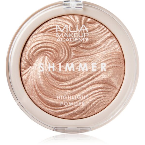 MUA Makeup Academy Shimmer Pudra compacta ce ofera luminozitate culoare Radiant Cashmere 8 g-ro