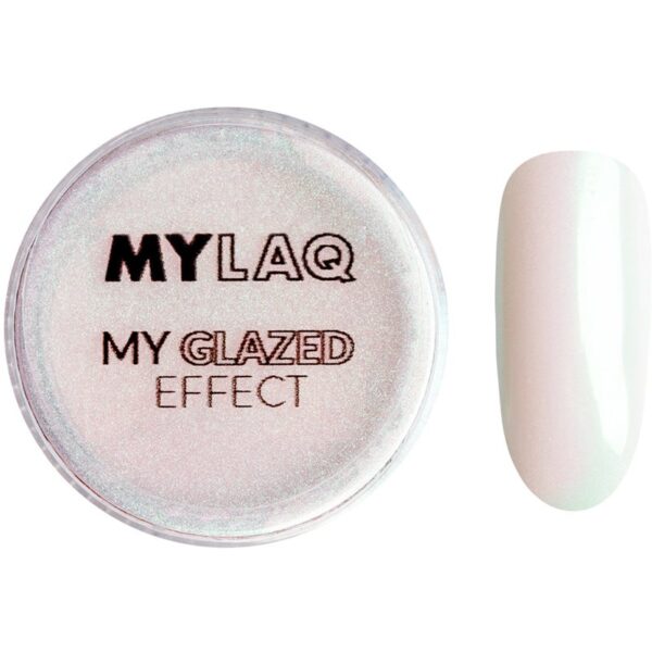 MYLAQ My Glazed Effect pudra cu particule stralucitoare pentru unghii 1 g-ro