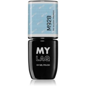 MYLAQ UV Gel Polish My Promise lac de unghii sub forma de gel culoare My Bluish Promise 5 ml-Țena
