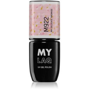 MYLAQ UV Gel Polish My Promise lac de unghii sub forma de gel culoare My Delicate Promise 5 ml-Țena