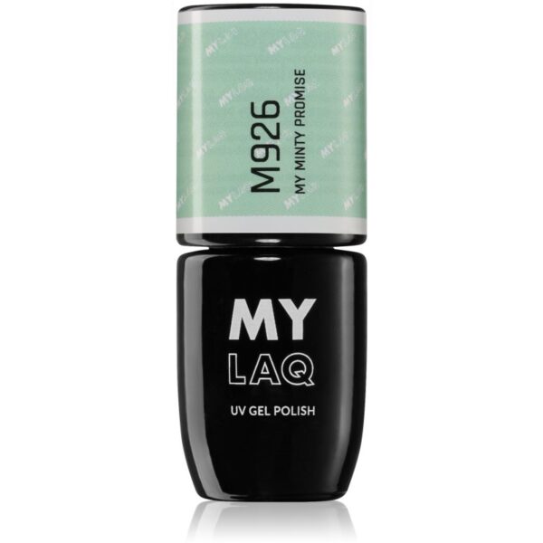 MYLAQ UV Gel Polish My Promise lac de unghii sub forma de gel culoare My Minty Promise 5 ml-Țena