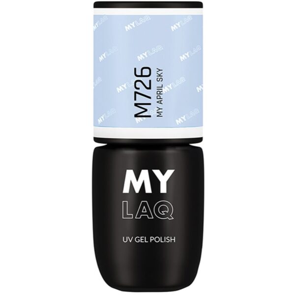 MYLAQ UV Gel Polish lac de unghii sub forma de gel culoare My April Sky 5 ml-ro