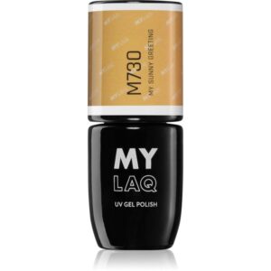 MYLAQ UV Gel Polish lac de unghii sub forma de gel culoare My Sunny Greeting 5 ml-Țena