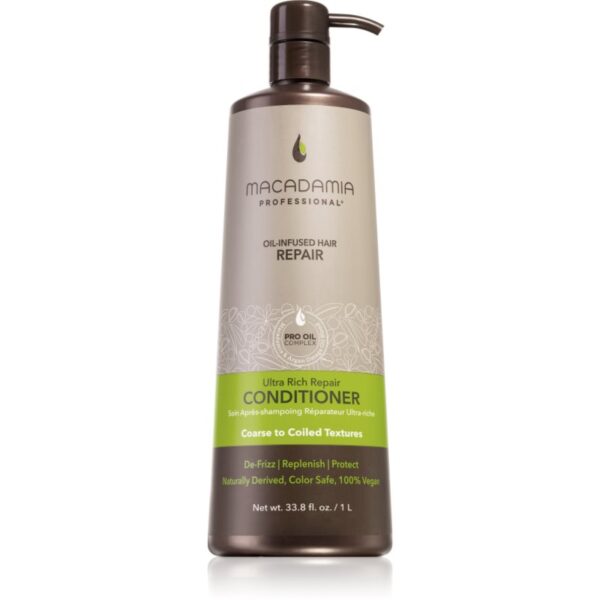 Macadamia Natural Oil Ultra Rich Repair balsam hranitor pentru par foarte deteriorat 1000 ml-Țena