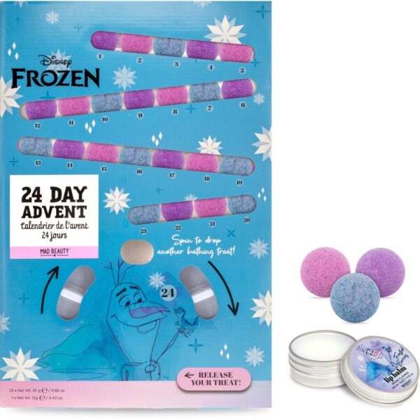 Mad Beauty Frozen Advent Calendar de Crăciun 24 buc-Țena