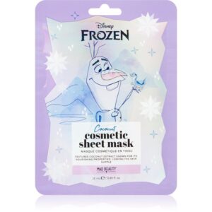 Mad Beauty Frozen Olaf Mască textilă cu efect de iluminare și hidratare 25 ml-ro