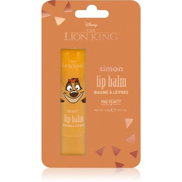 Mad Beauty Lion King Timon Balsam de buze hidratant 4 g-ro