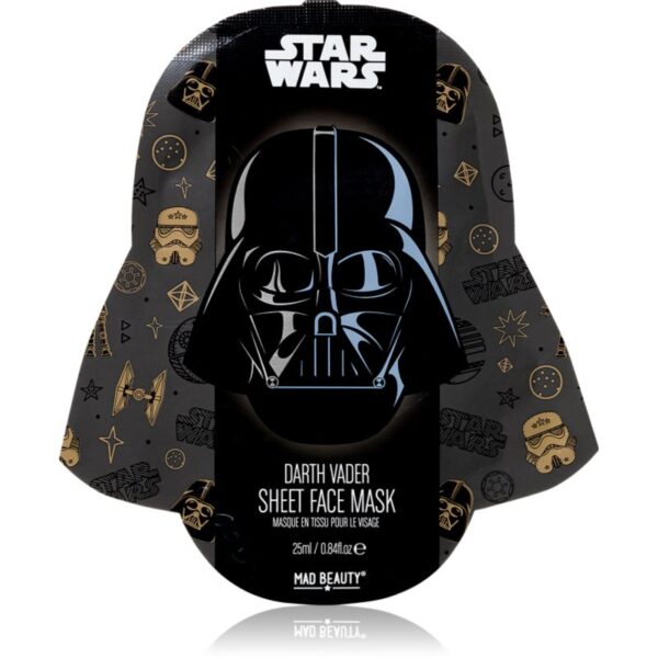 Mad Beauty Star Wars Darth Vader mască textilă antioxidantă cu extract din arbore de ceai 25 ml-ro