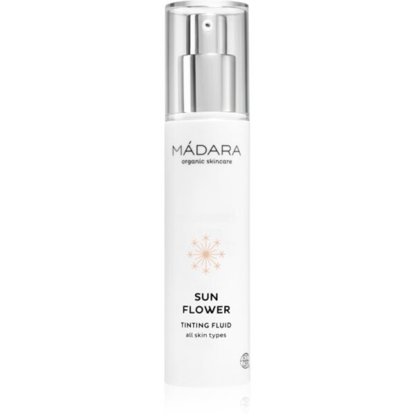 Mádara Sunflower fluid de tonifiere pentru toate tipurile de ten Zlatá béžová 50 ml-ro