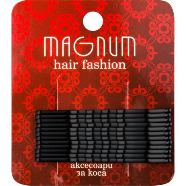 Magnum Hair Fashion agrafe de păr neagră 12 buc-ro