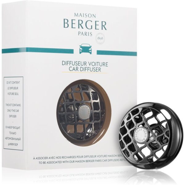 Maison Berger Paris Resonance Gunmetal suport auto pentru miros (Matte Black) 1 buc-ro