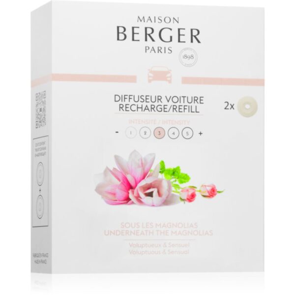 Maison Berger Paris Underneath The Magnolias parfum pentru masina Refil 2x17 g-ro