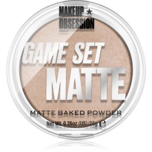 Makeup Obsession Game Set Matte pudră matifiantă coaptă culoare Navagio 7.5 g-Țena