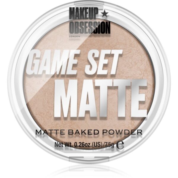 Makeup Obsession Game Set Matte pudră matifiantă coaptă culoare Navagio 7.5 g-Țena