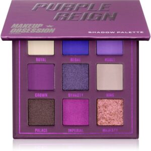 Makeup Obsession Mini Palette paletă cu farduri de ochi culoare Purple Reign 0
