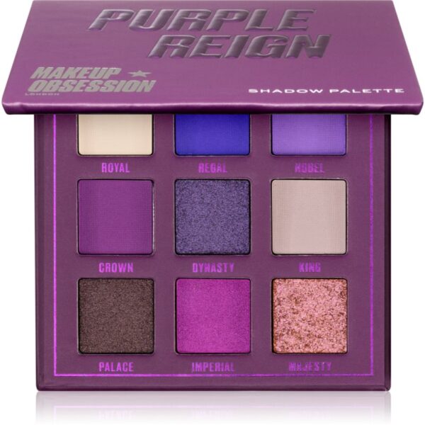 Makeup Obsession Mini Palette paletă cu farduri de ochi culoare Purple Reign 0