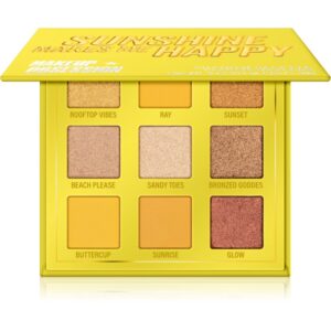 Makeup Obsession Mini Palette paletă cu farduri de ochi culoare Sunshine Makes Me Happy 0