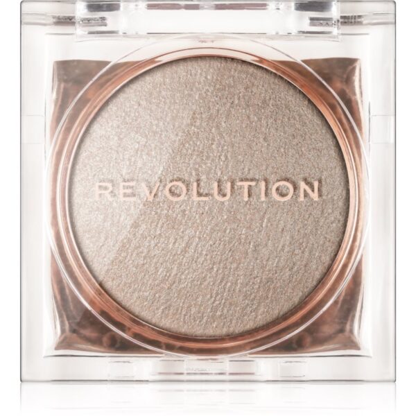 Makeup Revolution Beam Bright Pudra compacta ce ofera luminozitate culoare Diamond Glow 2