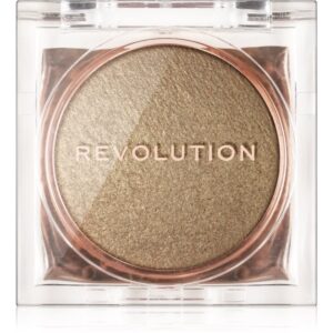 Makeup Revolution Beam Bright Pudra compacta ce ofera luminozitate culoare Golden Gal 2