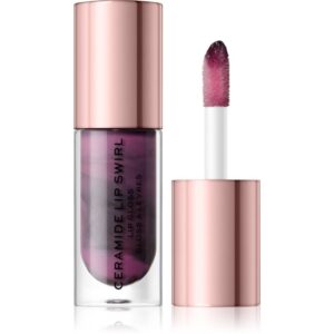 Makeup Revolution Ceramide Swirl lip gloss hidratant culoare Cherry Mauve 4