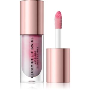 Makeup Revolution Ceramide Swirl lip gloss hidratant culoare Pure Gloss Clear 4