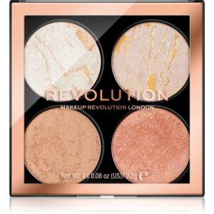 Makeup Revolution Cheek Kit paletă de farduri pentru obraji culoare Take a Breather 4 x 2.2 g-ro