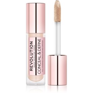Makeup Revolution Conceal & Define corector lichid culoare C 6