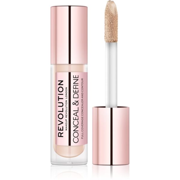 Makeup Revolution Conceal & Define corector lichid culoare C 6