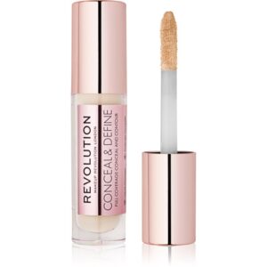 Makeup Revolution Conceal & Define corector lichid culoare C1 4 g-Țena