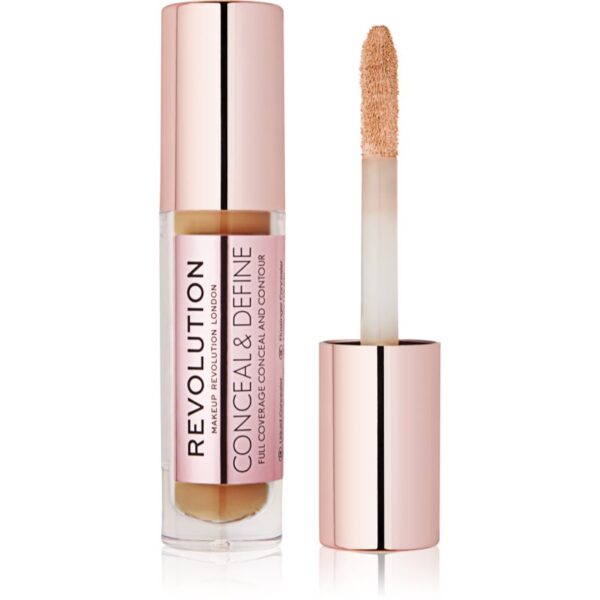 Makeup Revolution Conceal & Define corector lichid culoare C12 4 g-ro