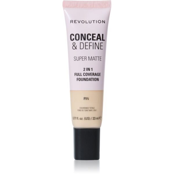 Makeup Revolution Conceal & Define machiaj cu efect matifiant culoare F1N 23 ml-ro