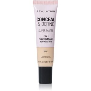 Makeup Revolution Conceal & Define machiaj cu efect matifiant culoare F2NC 23 ml-ro