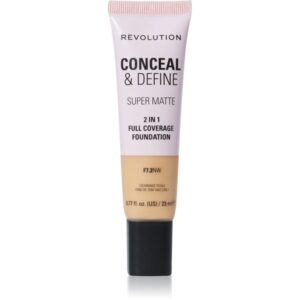 Makeup Revolution Conceal & Define machiaj cu efect matifiant culoare F7.2NW 23 ml-ro
