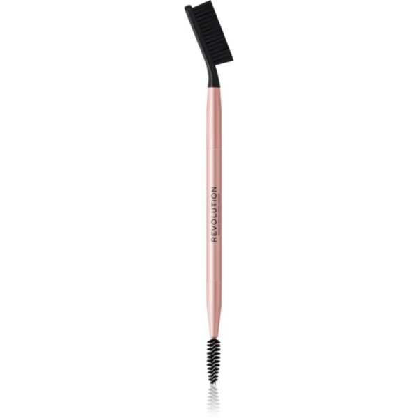 Makeup Revolution Create perie de sprâncene cu două capete I. tip R13 1 buc-Țena
