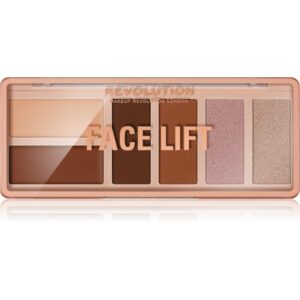 Makeup Revolution Face Lift paleta pentru contur facial culoare Light to Medium 6x1