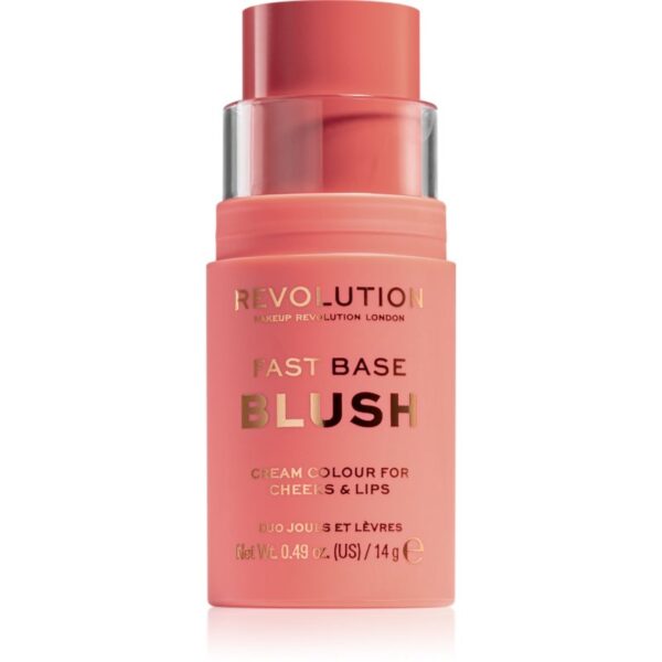 Makeup Revolution Fast Base balsam tonic pentru buze si obraji culoare Bare 14 g-ro